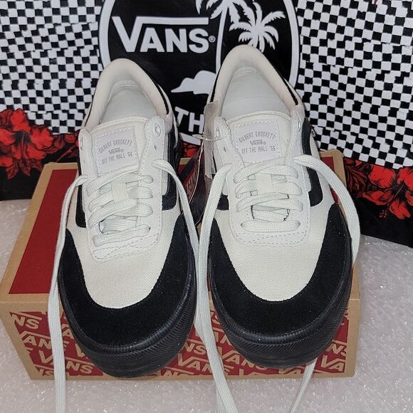New Vans Gilbert Crockett 2 Pro Pop Cush Pearl & Black Size M 6.5 W 8 - Picture 10 of 12